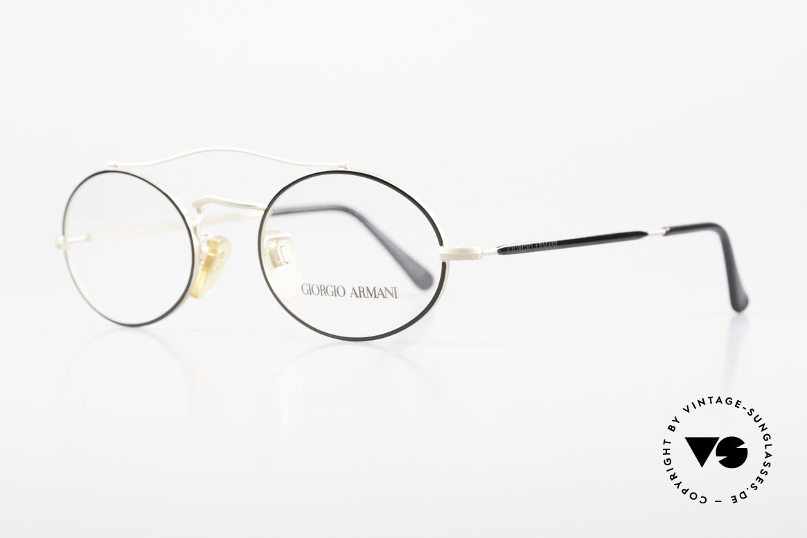Giorgio Armani 115 90's Designer Eyeglasses, gold/black finish, medium size 50/21, 140, col.702, Made for Men and Women