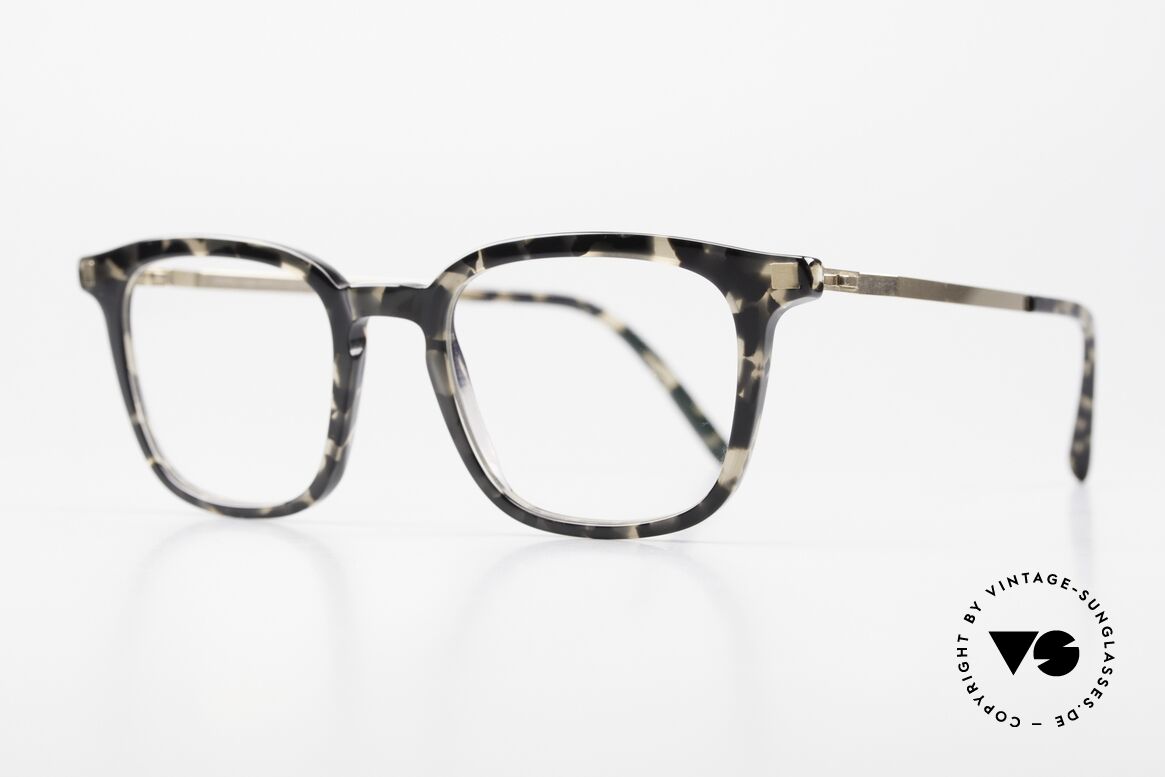 Mykita Hegon Square Panto Women & Men, antigua/champagne front with golden Mykita temples!, Made for Men and Women
