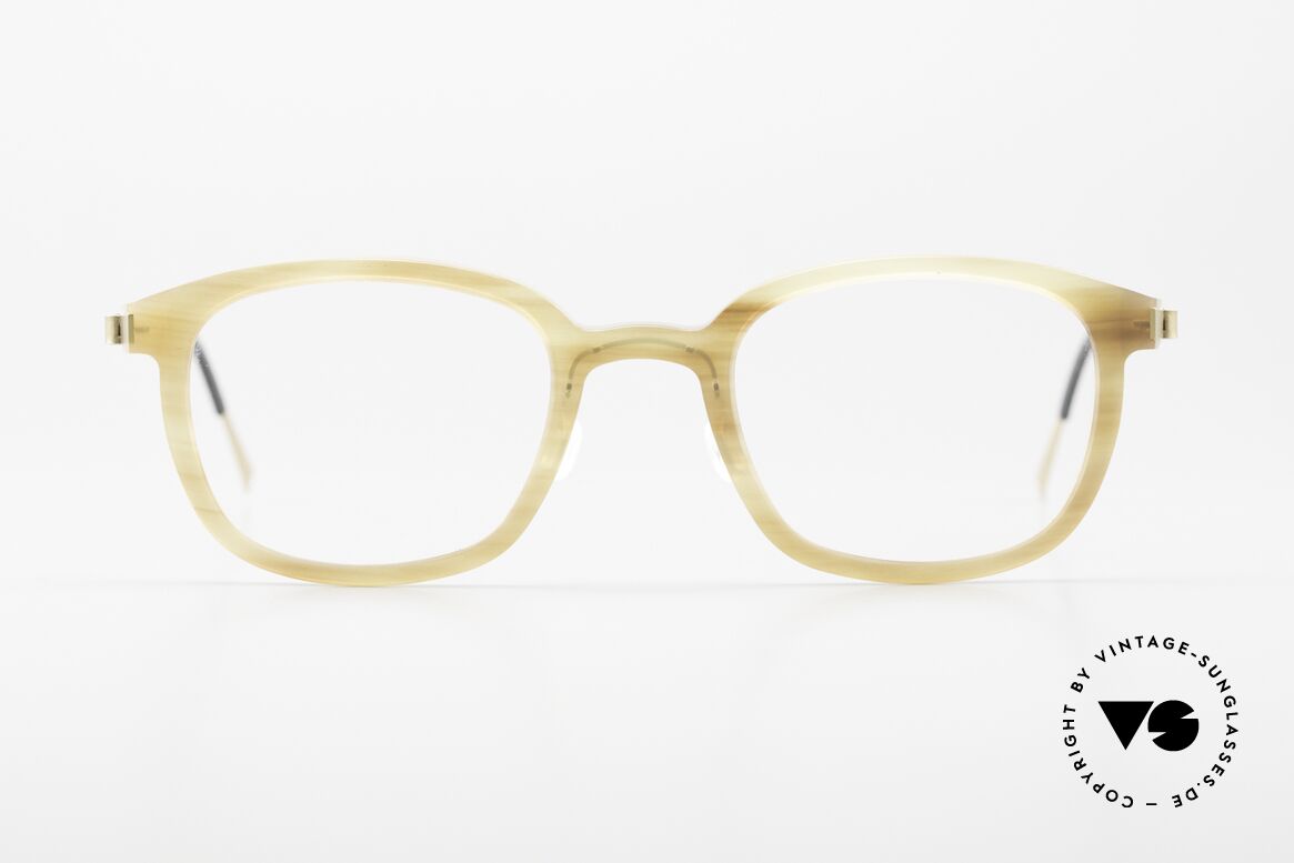 Lindberg Horn 1801 Buffalo Horn Titan Frame, distinctive quality and design (award-winning frame), Made for Men and Women
