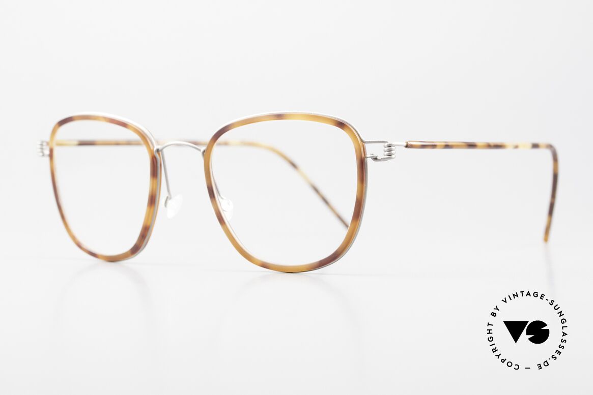 Lindberg Simon Air Titan Rim Titan Specs Acetate Inner Rim, striking refined Air Titan frame with Acetate inner rim, Made for Men