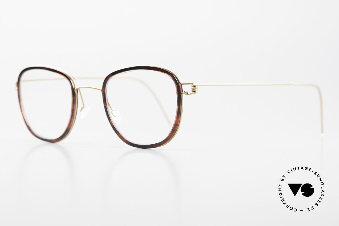 Lindberg Niels Air Titan Rim Ladies Glasses & Men's Frame, striking refined Air Titan frame with Acetate inner rim, Made for Men and Women