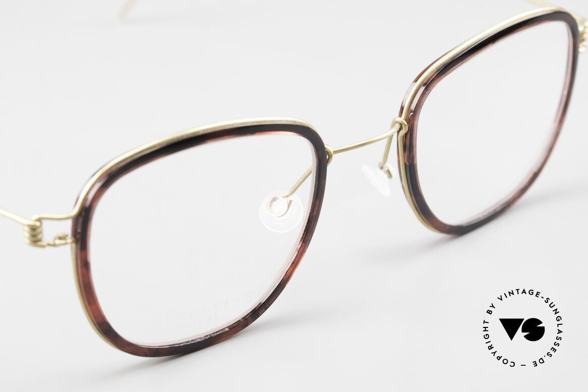Lindberg Niels Air Titan Rim Ladies Glasses & Men's Frame, unworn, NOS, with original magnetic case by Lindberg, Made for Men and Women