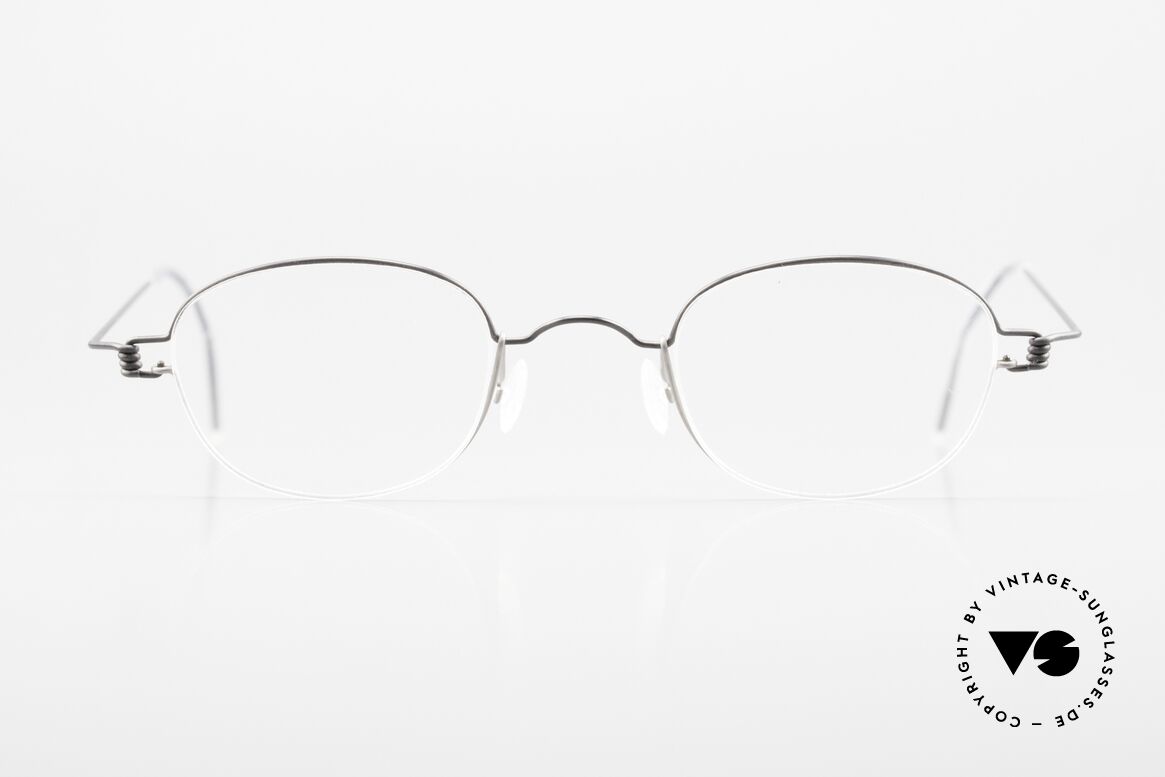 Lindberg Indus Air Titan Rim Classic Titanium Frame Unisex, LINDBERG Air Titanium Rim eyeglasses in size 43-24, Made for Men and Women