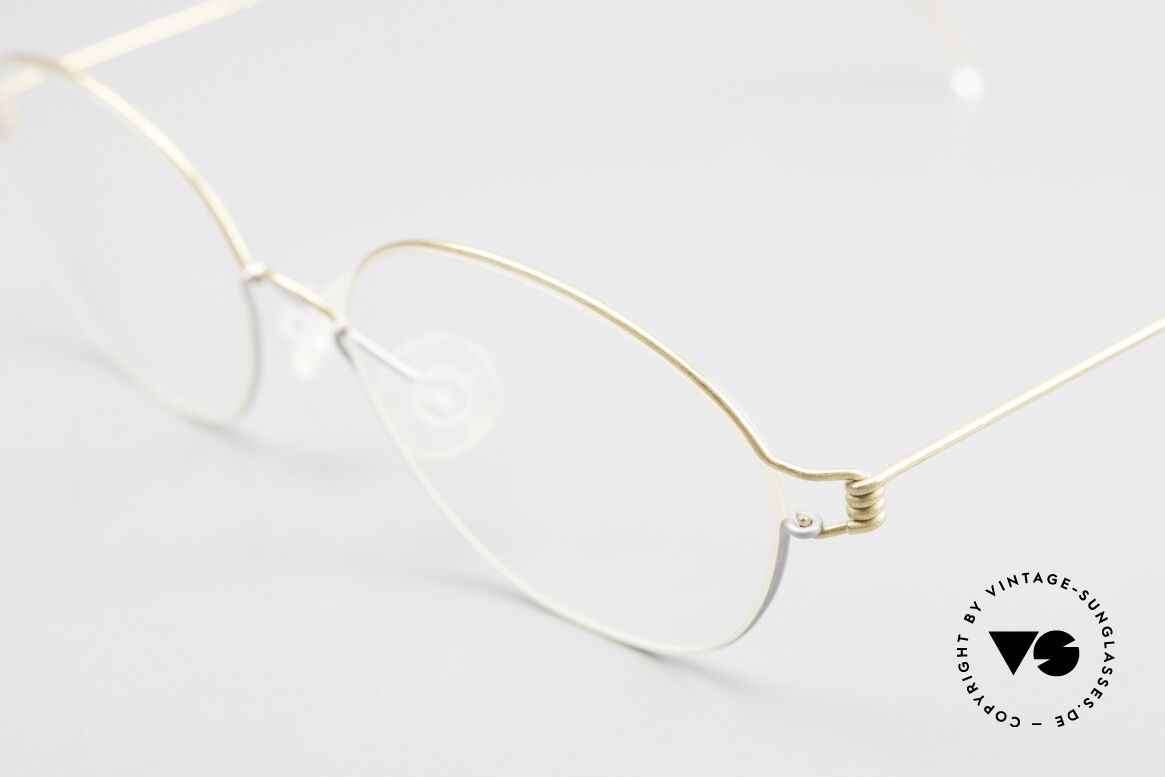 Lindberg Mira Air Titan Rim Women's Specs Bicolor Frame, extremely strong, resilient and flexible (gold & silver), Made for Women