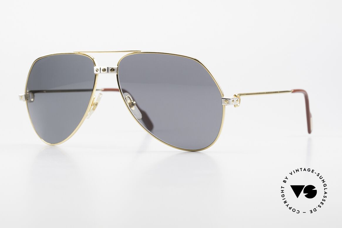 Cartier Vendome Santos - L Sun Lenses With Cartier Logo, Vendome = the most famous eyewear design by CARTIER, Made for Men