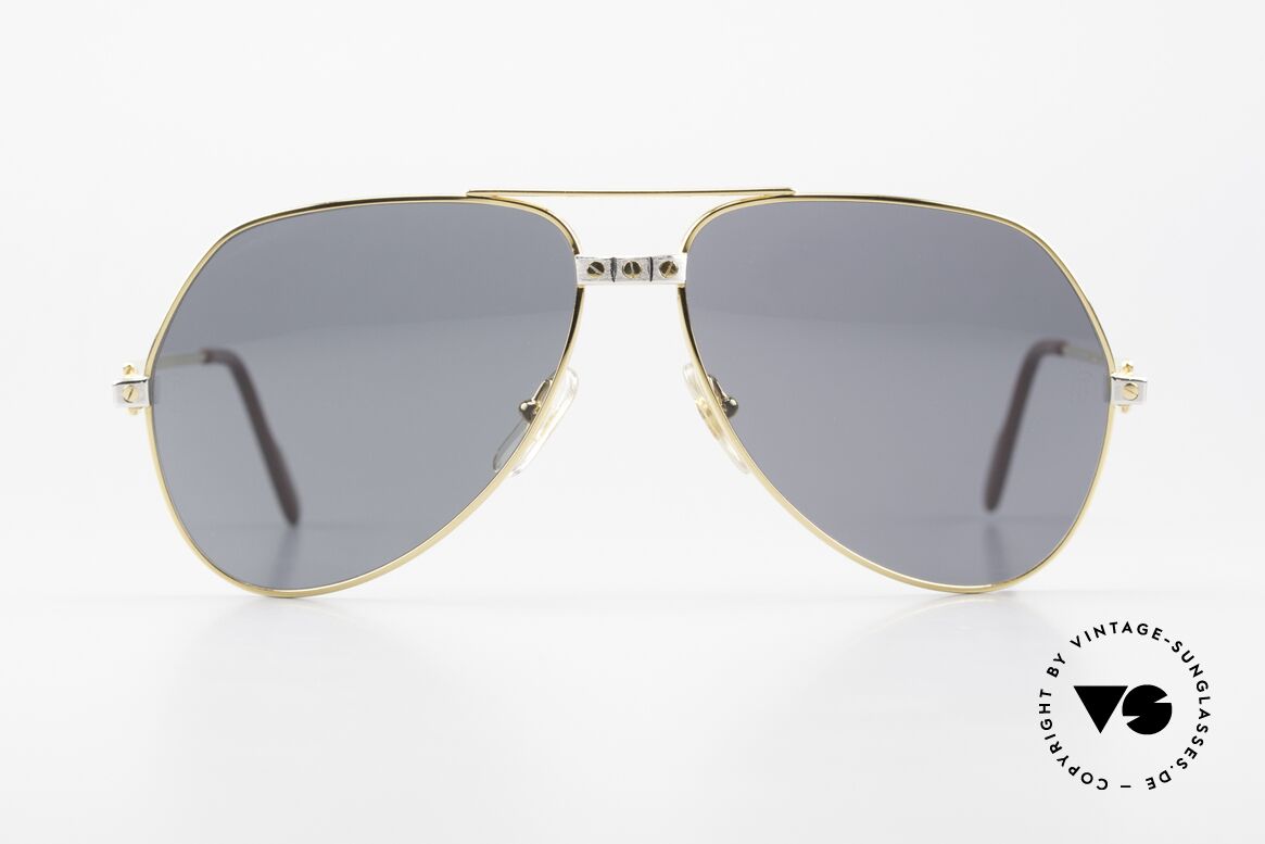 Cartier Vendome Santos - L Sun Lenses With Cartier Logo, mod. "Vendome" was launched in 1983 & made till 1997, Made for Men
