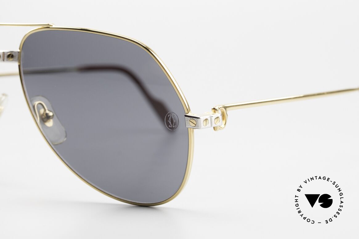 Cartier Vendome Santos - L Sun Lenses With Cartier Logo, worn by actor Christopher Walken (JAMES BOND, 1985), Made for Men