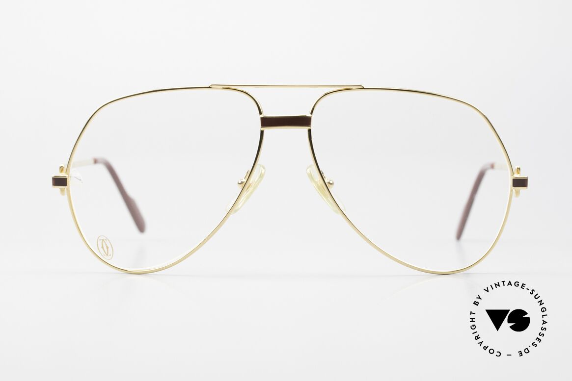 Cartier Vendome Laque - L Luxury 80's Aviator Glasses, mod. "Vendome" was launched in 1983 & made till 1997, Made for Men