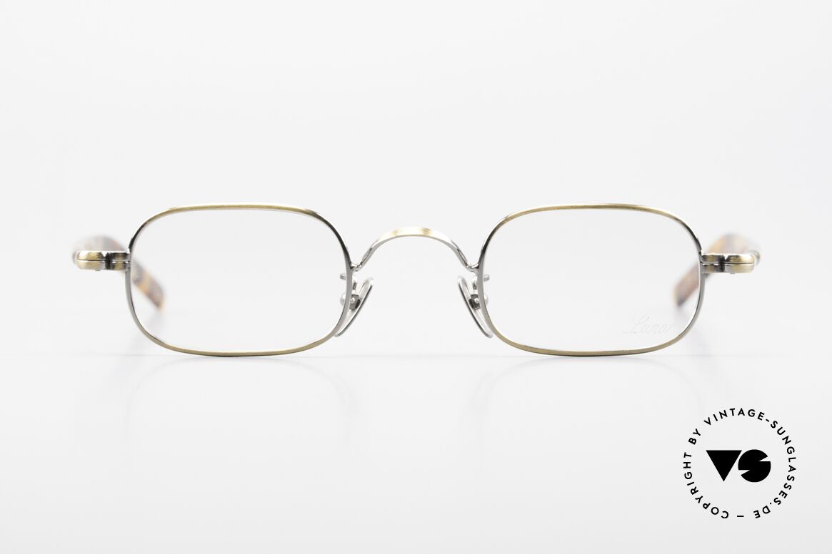 Lunor VA 104 Square Frame Antique Gold, LUNOR: honest craftsmanship with attention to details, Made for Men and Women