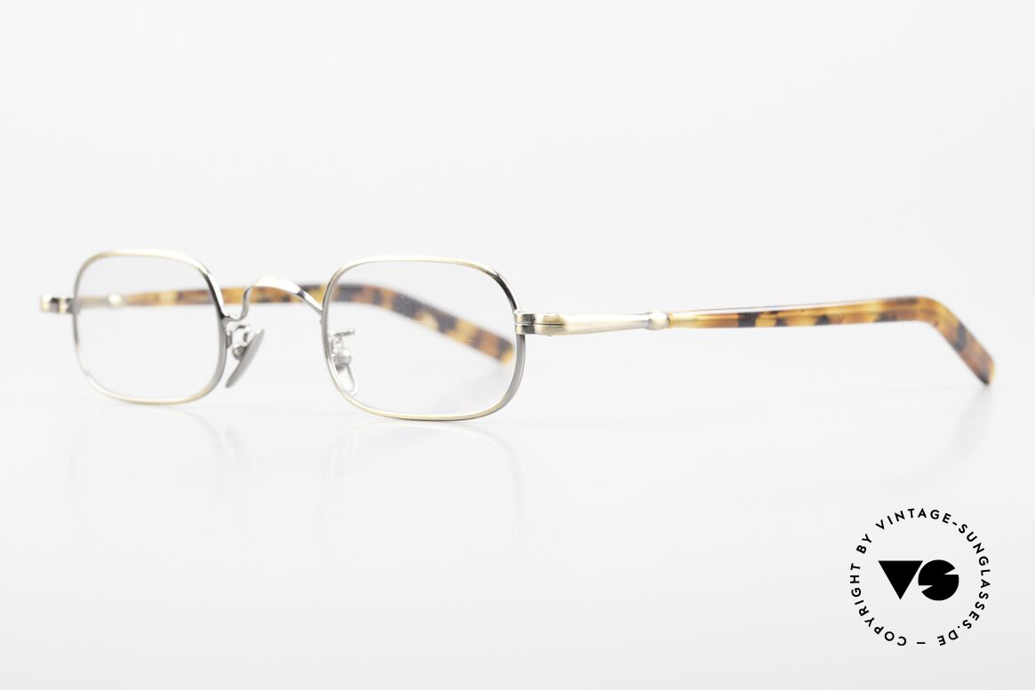 Lunor VA 104 Square Frame Antique Gold, without ostentatious logos (but in a timeless elegance), Made for Men and Women