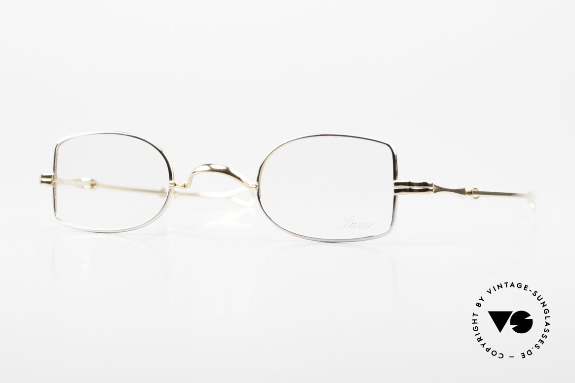 Lunor I 09 Telescopic Telescopic Frame Bicolor, ultra rare Lunor eyeglasses with telescopic slide temple, Made for Men and Women