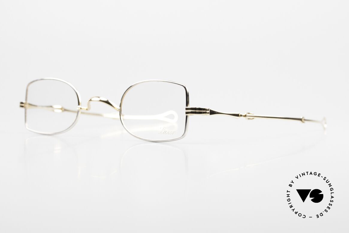 Lunor I 09 Telescopic Telescopic Frame Bicolor, model I 09 = size 38°25, temple length: 118mm - 155 mm, Made for Men and Women