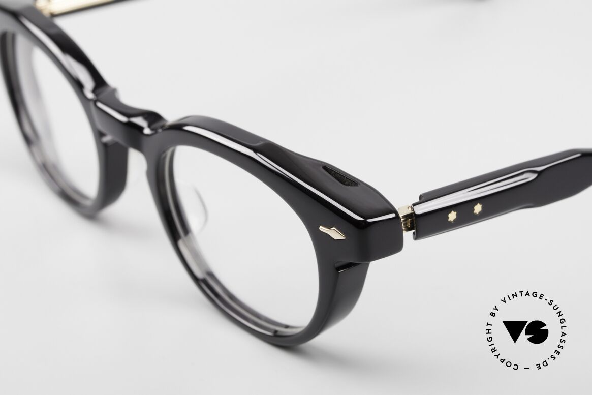 Jacques Marie Mage Noland Black Panto Specs Midnight, JMM shows that "vintage" is not a question of age!, Made for Men and Women