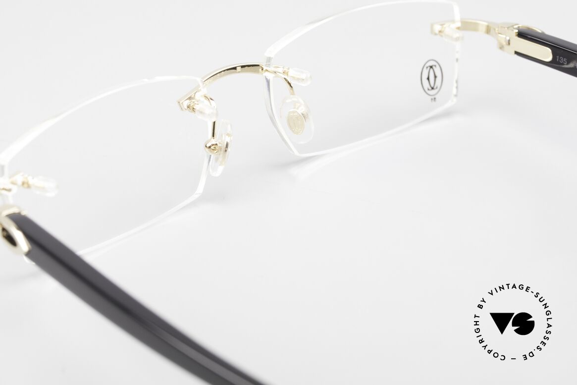 Cartier Canazei Rimless Luxury Frame Square, Size: small, Made for Men and Women