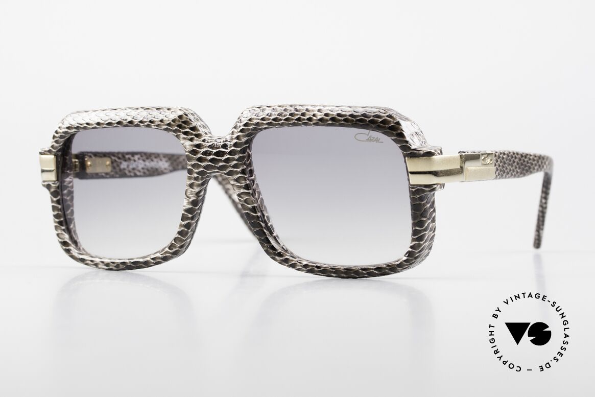 Cazal 607 Leather Snakeskin Limited Edition, ULTRA RARE Cazal 607 special edition 'Snake Optic', Made for Men