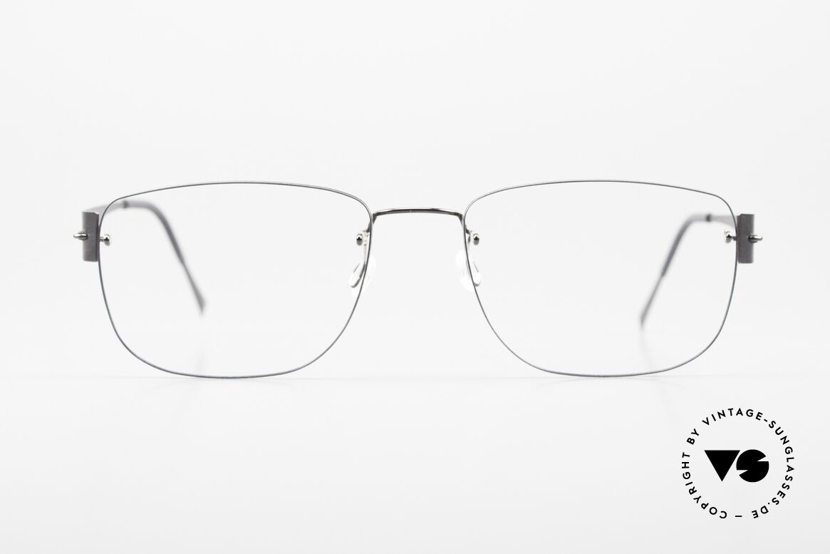 Lindberg 2350 Spirit Titan Rimless Men's Eyeglasses, model 2350, size 54, GR94, color U9 (gray/anthracite), Made for Men