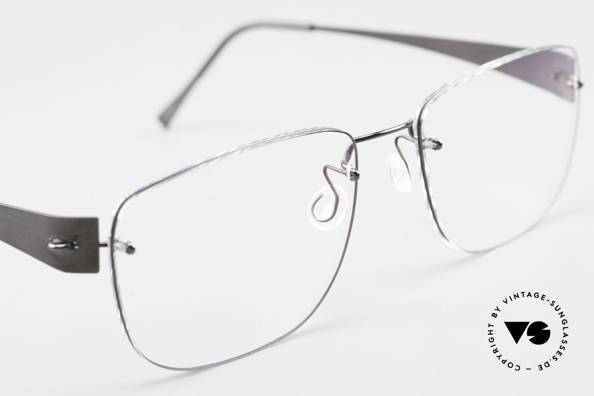 Lindberg 2350 Spirit Titan Rimless Men's Eyeglasses, resilient & flexible frame (lens shape can be modified), Made for Men