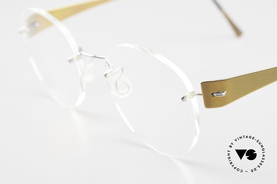 Lindberg 2287 Spirit Titan Rimless Women's Eyeglasses, resilient & flexible frame (lens shape can be modified), Made for Women