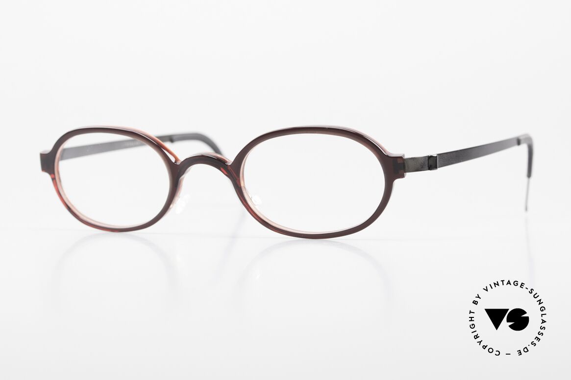 Lindberg 1012 Acetanium Ladies & Gents Frame Oval, oval Lindberg Acetanium frame with interesting color, Made for Men and Women