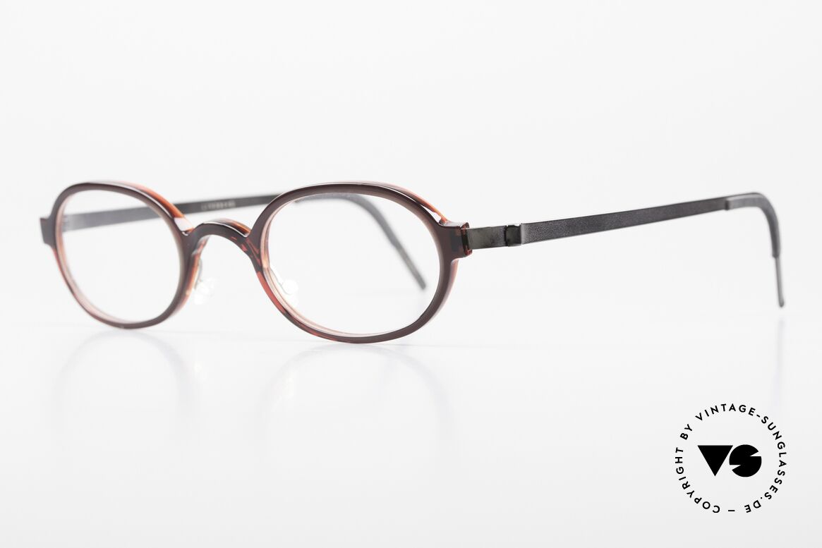 Lindberg 1012 Acetanium Ladies & Gents Frame Oval, model 1012, size 47/23: made of acetate & titanium, Made for Men and Women