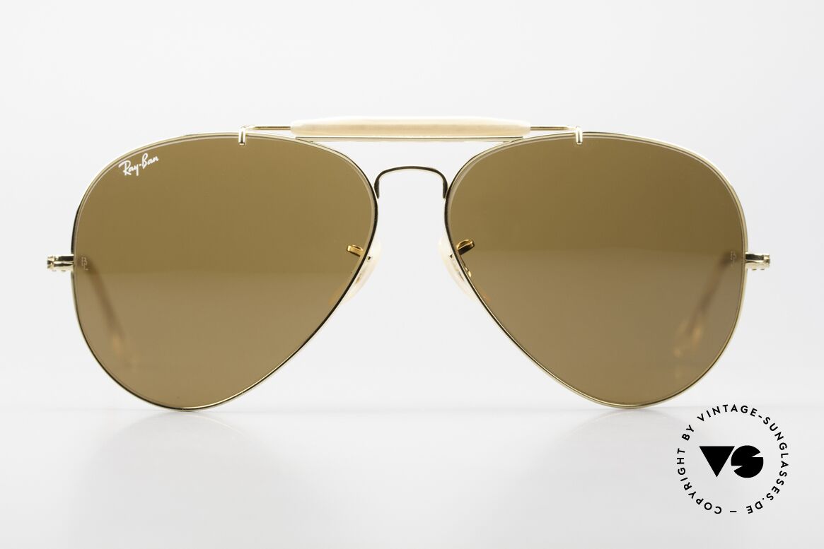 Ray Ban Outdoorsman II B&L USA 80's Aviator B15, legendary aviator design in best quality (high-end), Made for Men