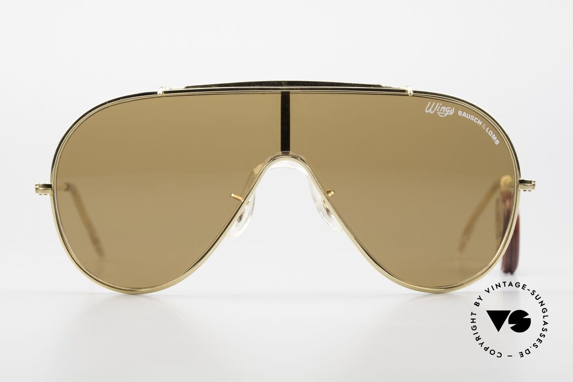 Bausch & Lomb Wings Amber Rose Vintage Shades, Bausch & Lomb vintage sunglasses from 1990/91, Made for Men and Women