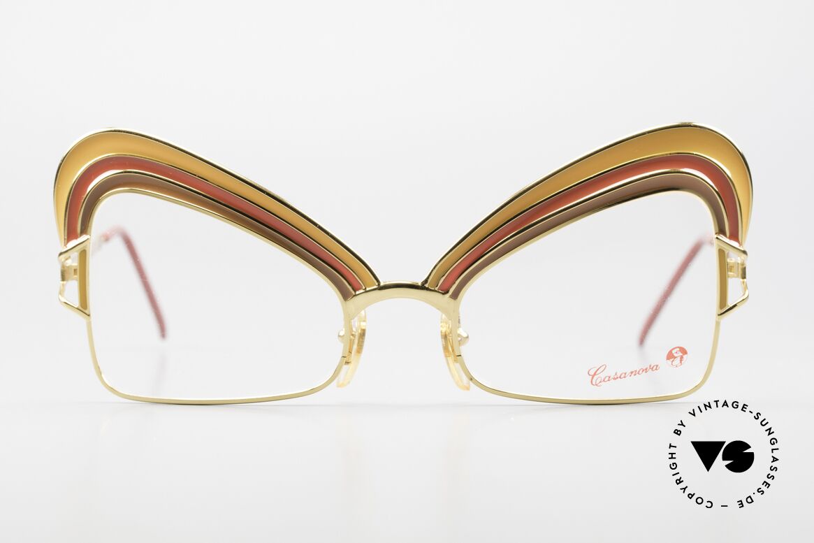 Casanova Arché 7 Limited Art Eyeglasses 24ct, homage to the Venetian carnival of the 18th century, Made for Women