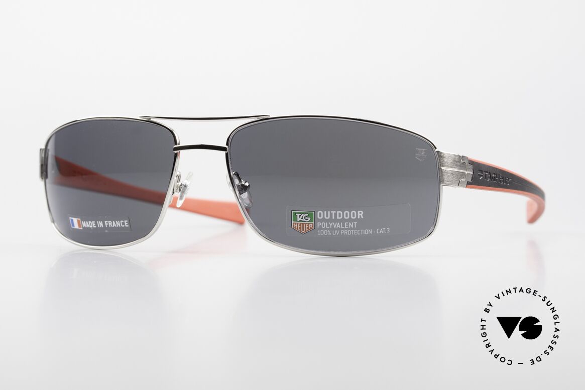 Tag Heuer 0251 Outdoor Men's Shades Luxury Lifestyle, Tag Heuer sunglasses, mod 0251, col 102, size 64-17, Made for Men