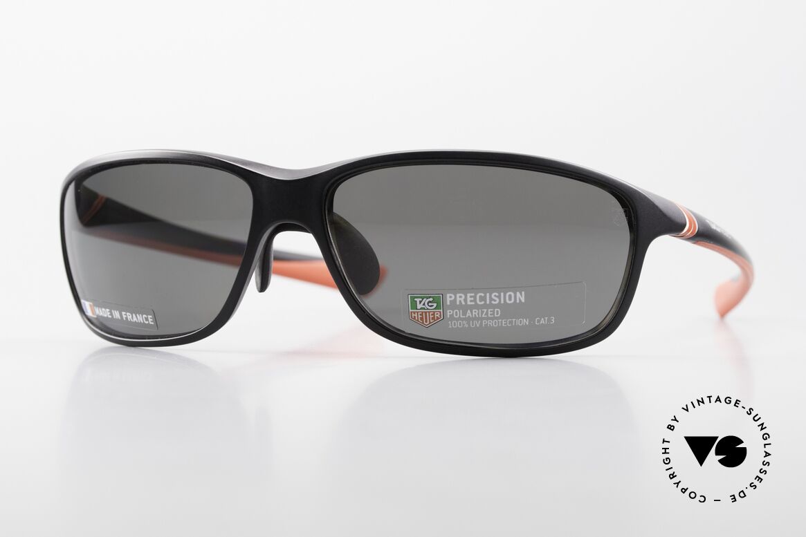 Tag Heuer 6021 Precision Polarized Sports Shades Men, Tag Heuer sunglasses, mod 6021, col 902, size 62-14, Made for Men