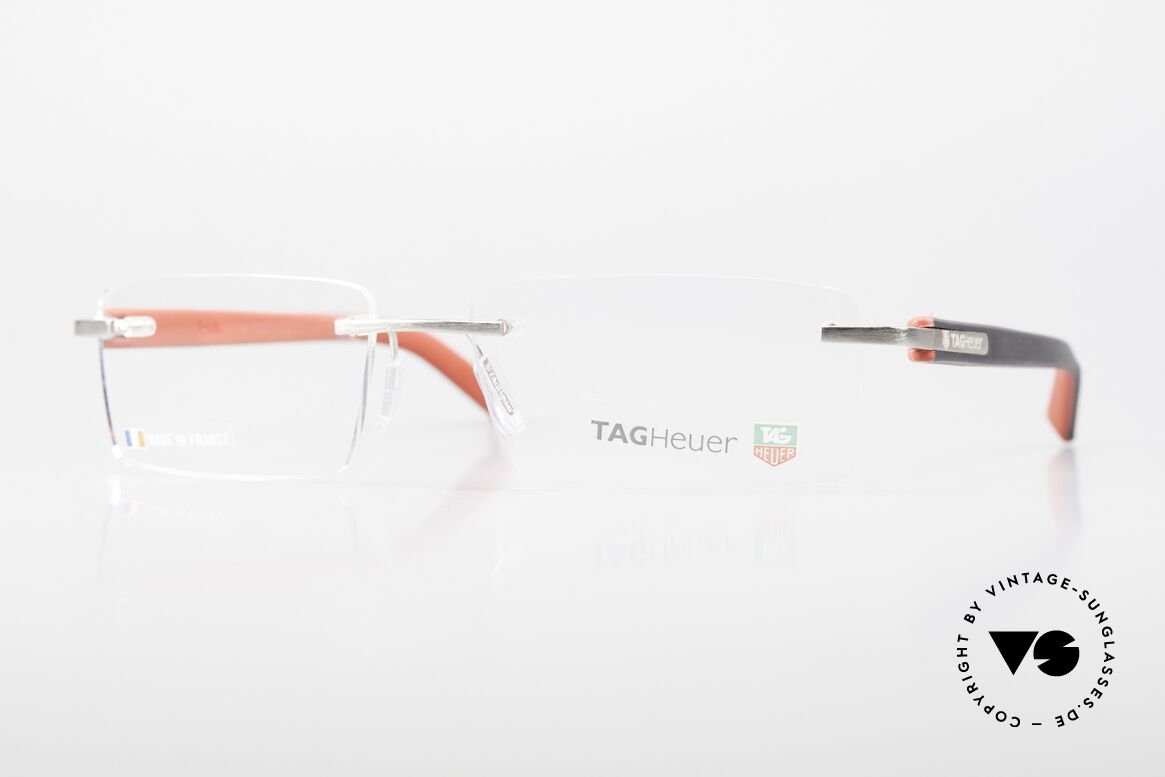 Tag Heuer 8110 Trends Rimless Men's Eyeglasses, Tag Heuer eyewear, mod. 8110, col. 002, size 59-17, Made for Men
