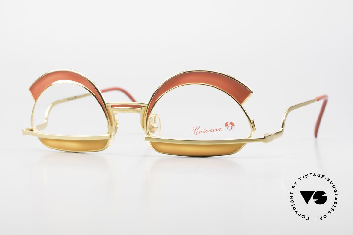 Casanova Arché 5 Crazy Glasses Art Collector, really crazy CASANOVA eyeglasses for art collectors, Made for Women