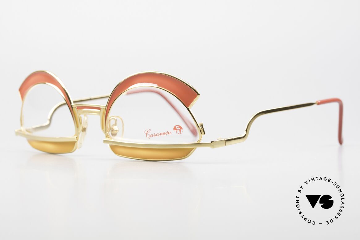 Casanova Arché 5 Crazy Glasses Art Collector, embodies cheerfulness, exuberance but also splendor, Made for Women