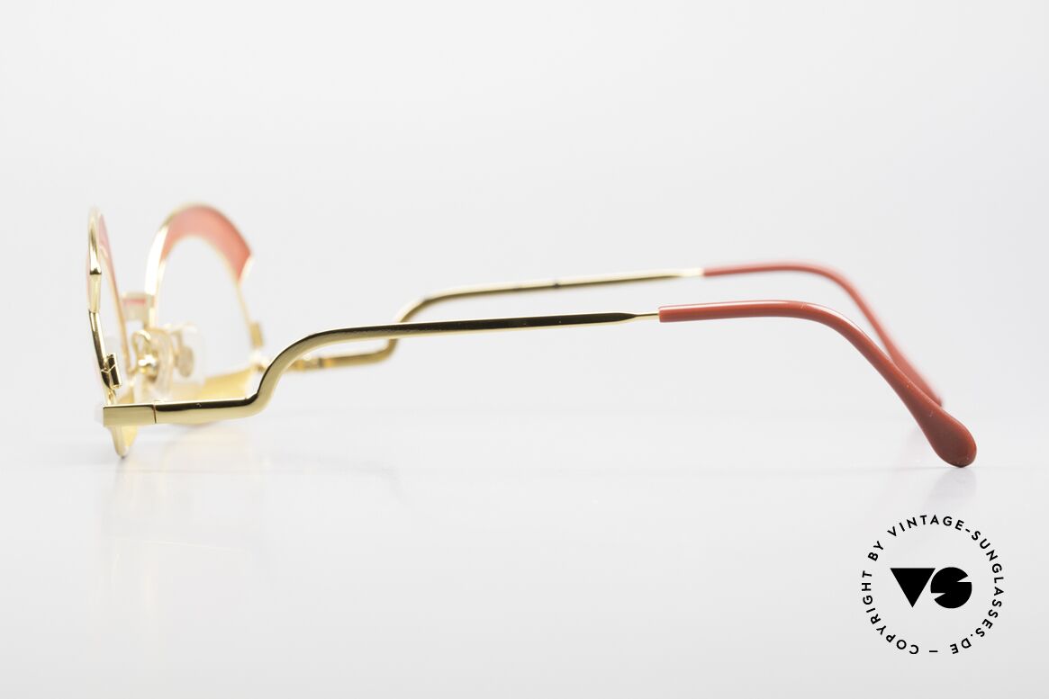 Casanova Arché 5 Crazy Glasses Art Collector, rare collector's item; no. 092/300; 24ct gold-plated, Made for Women
