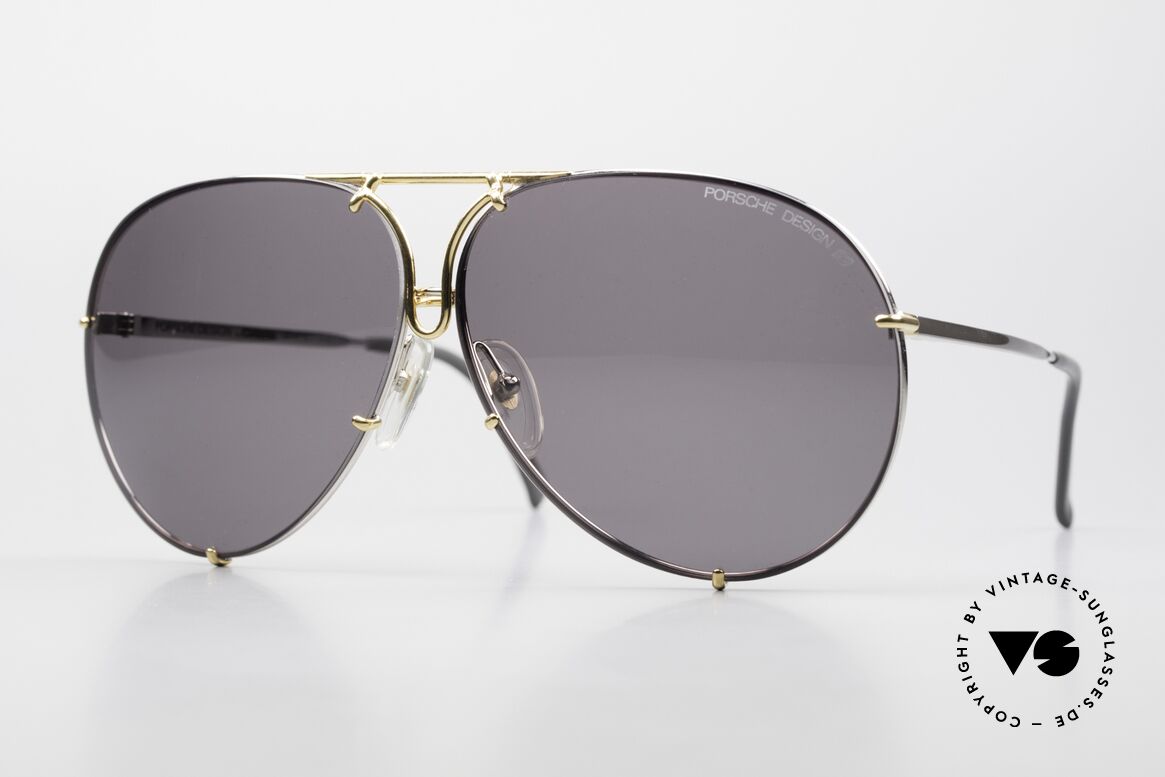 Porsche 5623 Johnny Depp Black Mass Shades, unworn rarity + orig. Porsche case (collector's item), Made for Men and Women