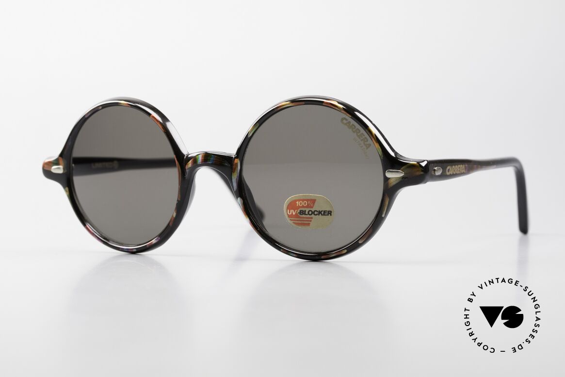 Carrera 5504 90's Shades Limited Round, round vintage Carrera sunglasses from 1994, size 46/17, Made for Men and Women