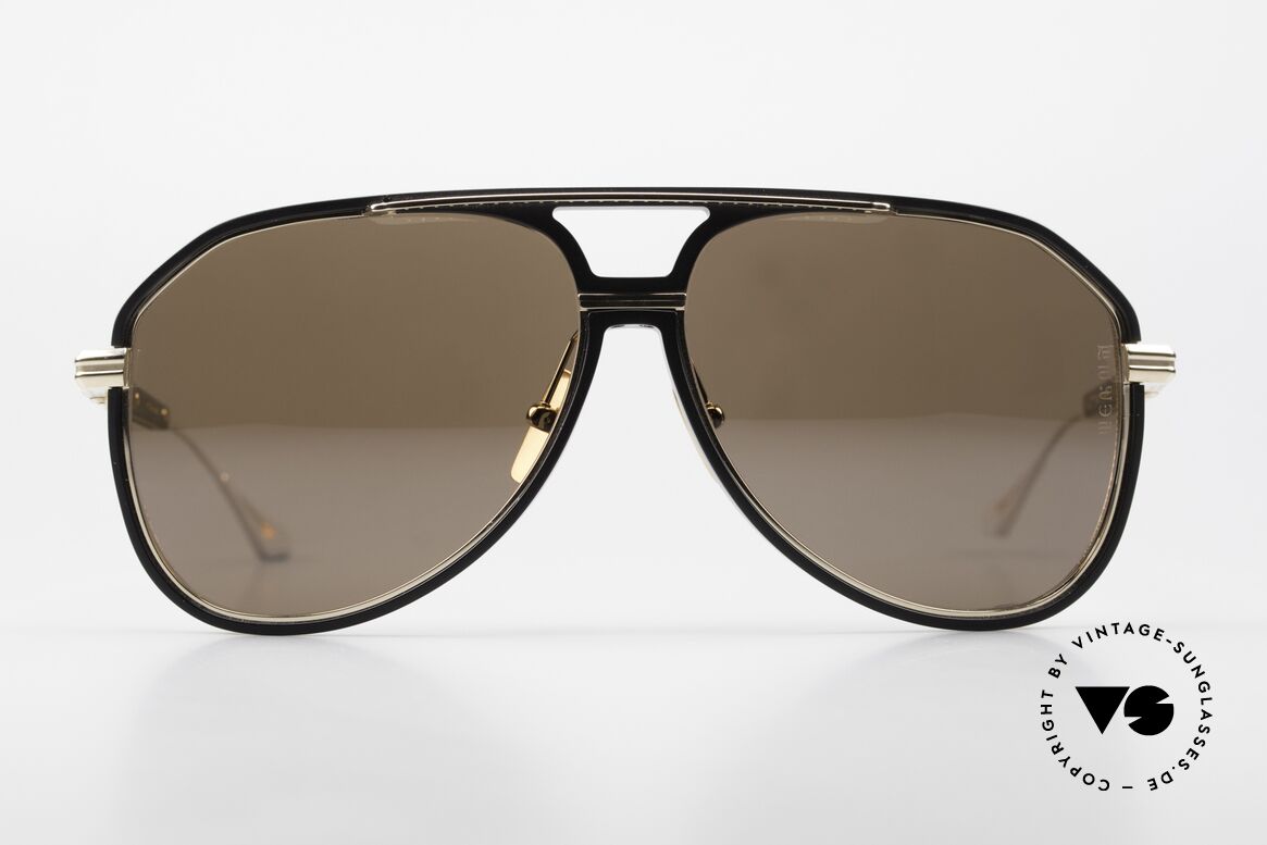DITA Epiluxury 02 Limited Edition Pure Luxury, GOLD-plated metal in combination with black acetate, Made for Men