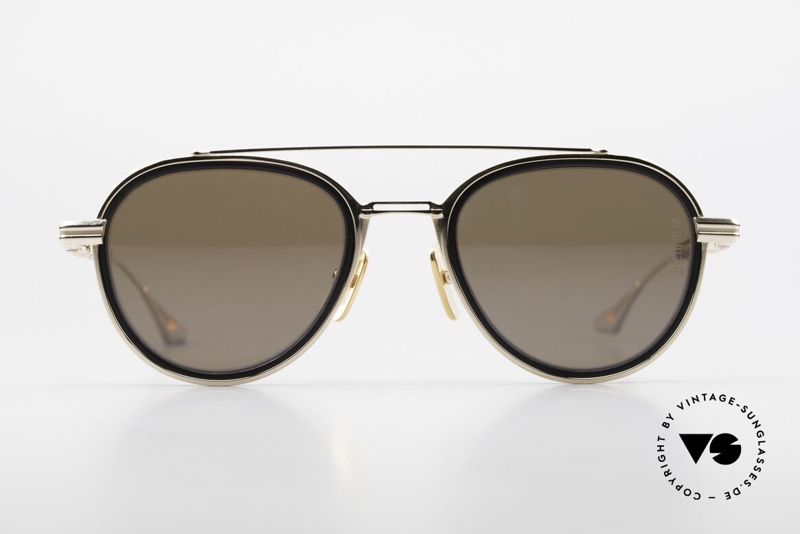 DITA Epiluxury 04 Limited Edition Pure Luxury, gold-plated metal in combination with black acetate, Made for Men and Women