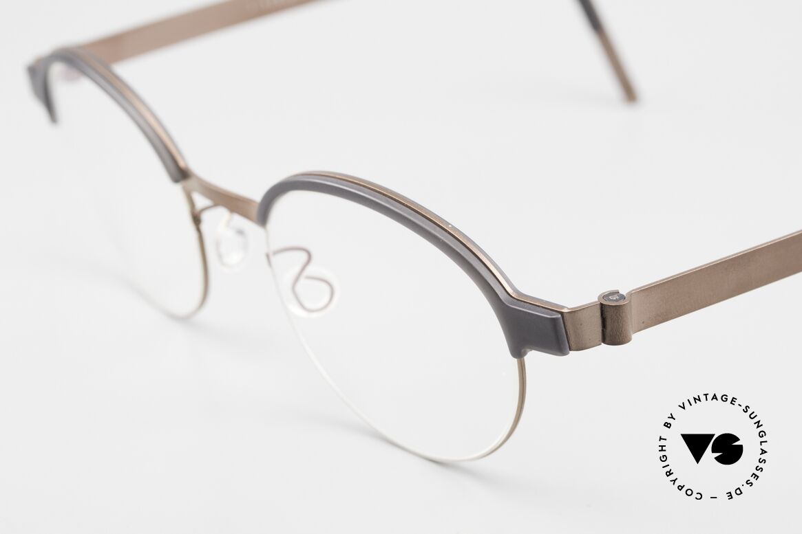 Lindberg 9840 Strip Titanium Panto Designer Glasses Men, bears the predicate "true VINTAGE LINDBERG" for us, Made for Men