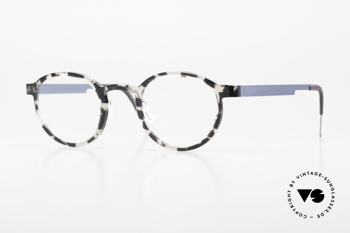 Lindberg 1014 Acetanium Round Specs Panto Mosaic, interesting round Lindberg Acetanium frame; Mosaic, Made for Men and Women