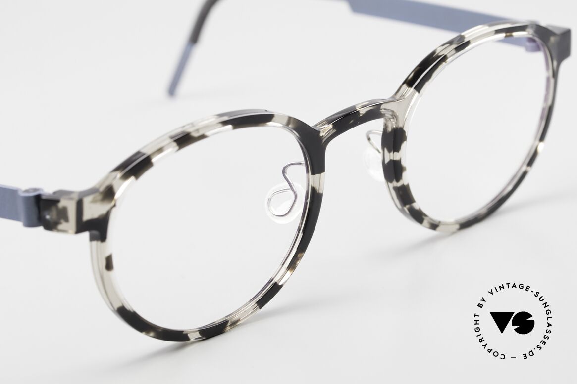 Lindberg 1014 Acetanium Round Specs Panto Mosaic, simply timeless, stylish & innovative: grade 'vintage', Made for Men and Women