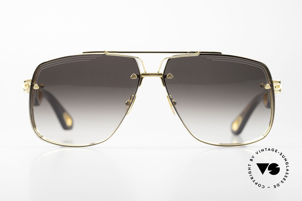 Maybach The King II Men's XL Luxury Shades 24kt, XL luxury men's sunglasses in 24 carat yellow gold, Made for Men