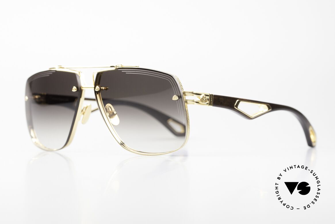 Maybach The King II Men's XL Luxury Shades 24kt, made of only the finest materials; made in Germany, Made for Men