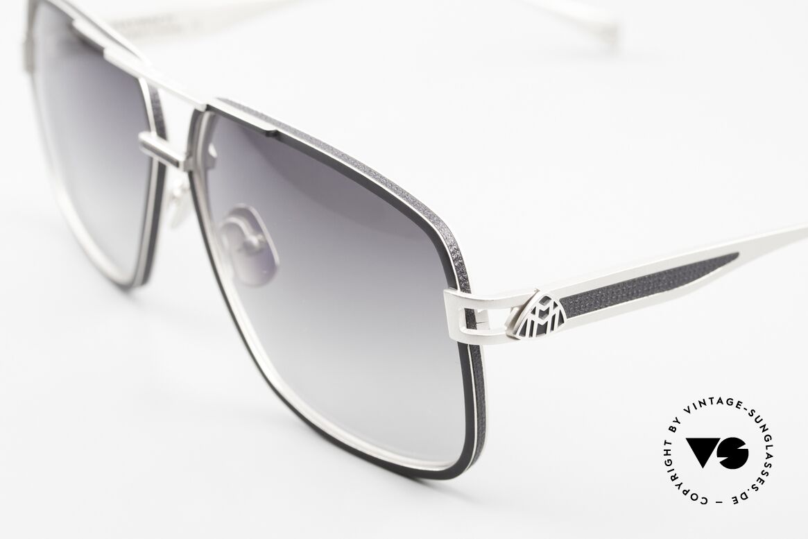 Maybach The Defiant I Platinum Shades Nappa Leather, tangible top-notch quality; really made in Germany, Made for Men