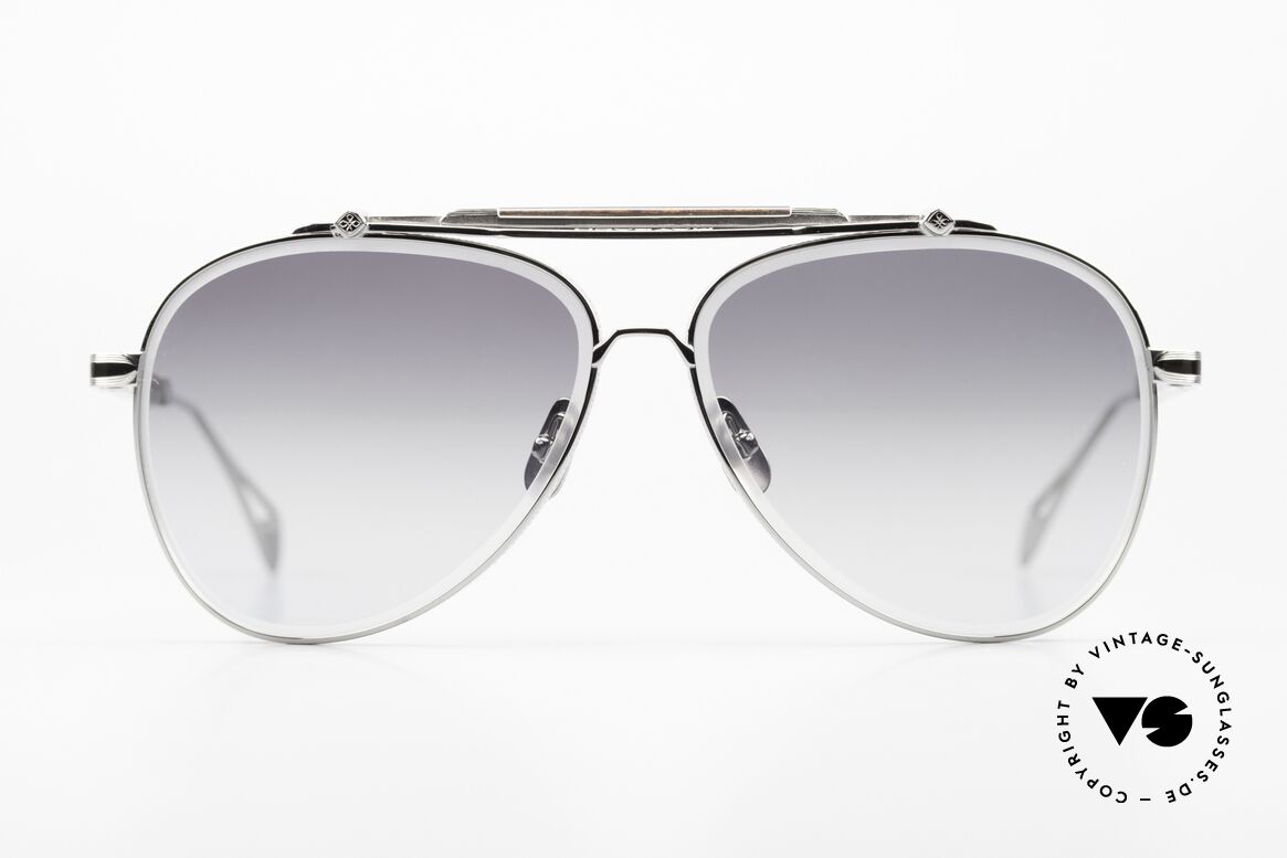 Maybach The Observer I Aviator Ruthenium Ebony, precious luxury men's sunglasses in Aviator Style, Made for Men