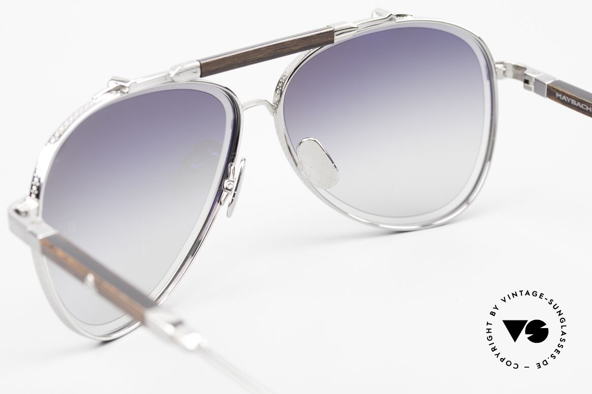 Maybach The Observer I Aviator Ruthenium Ebony, Size: large, Made for Men