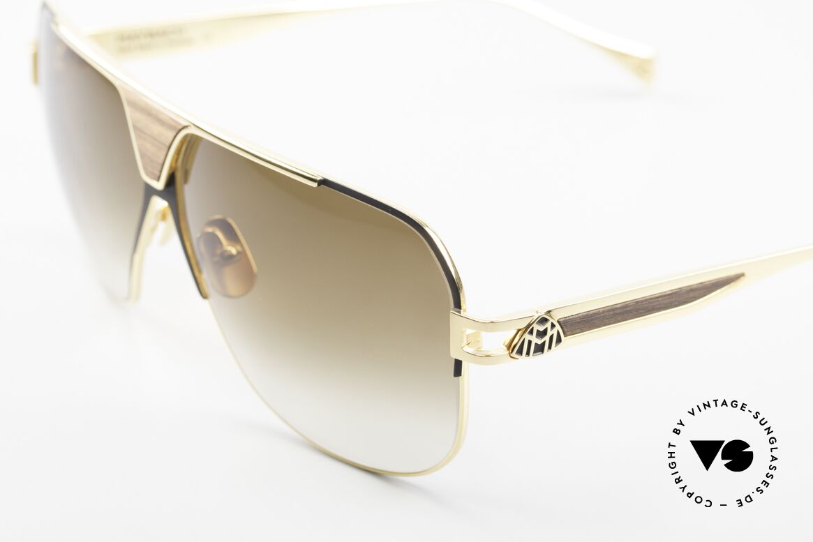 Maybach The Player I 24kt Gold Plated Titanium Wood, inspired by the world-famous MB automobile interior, Made for Men