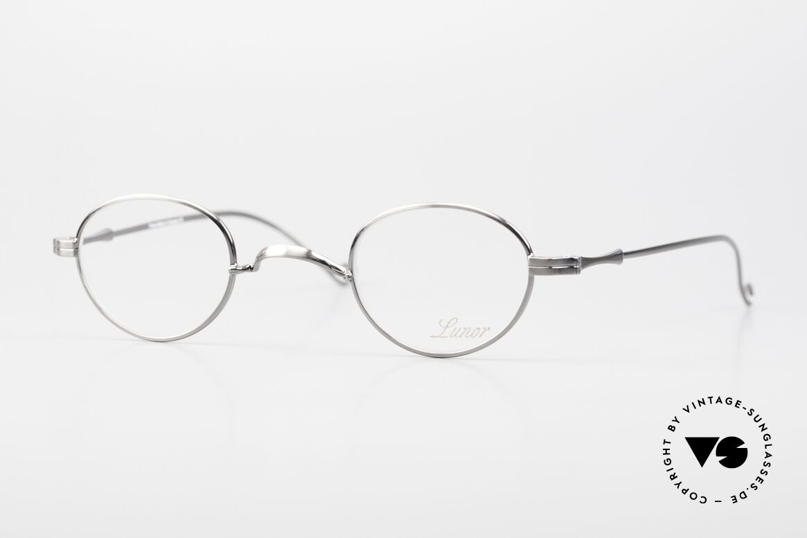 Lunor II 03 XS Eyeglasses Antique Silver, extra SMALL vintage eyeglasses of the Lunor II Series, Made for Men and Women