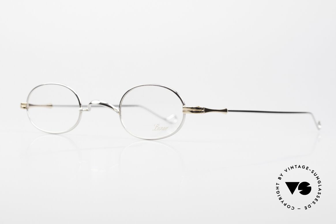 Lunor II 08 Oval Frame Limited Bicolor, noble 90's reading specs; really still 'made in Germany', Made for Men and Women