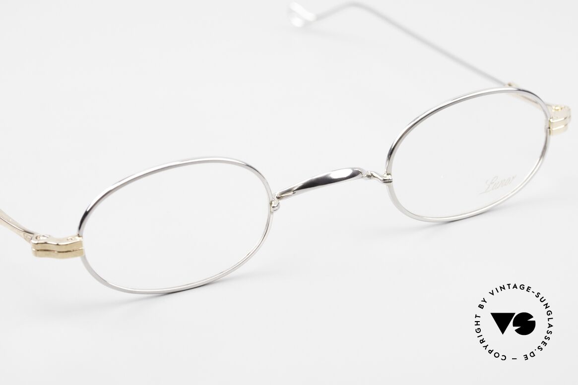 Lunor II 08 Oval Frame Limited Bicolor, NO RETRO EYEGLASSES; but a luxury vintage ORIGINAL, Made for Men and Women