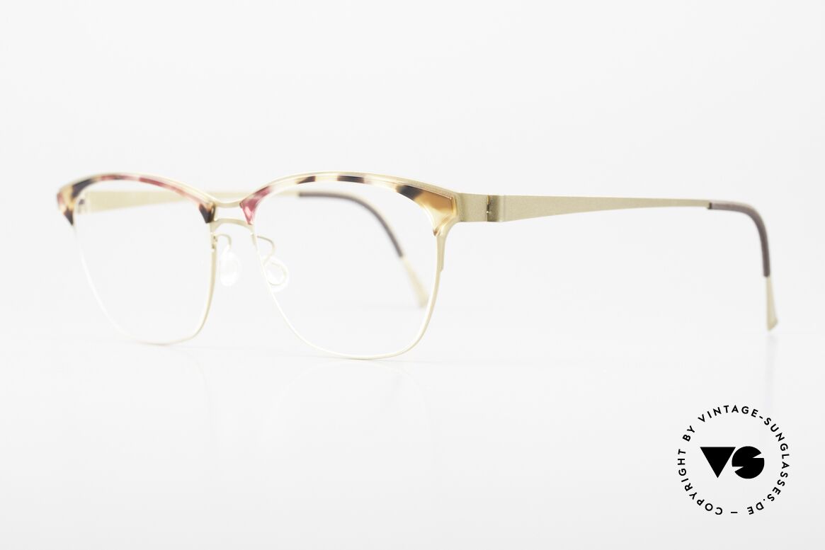 Lindberg 9847 Strip Titanium Women's Glasses Combi Frame, ladies model 9947, size 52-15, temple 135m, col. GT, Made for Women